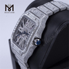 Custom Design Men Woman Luxury Hand Set Iced Out Diamond Moissanite Watch 