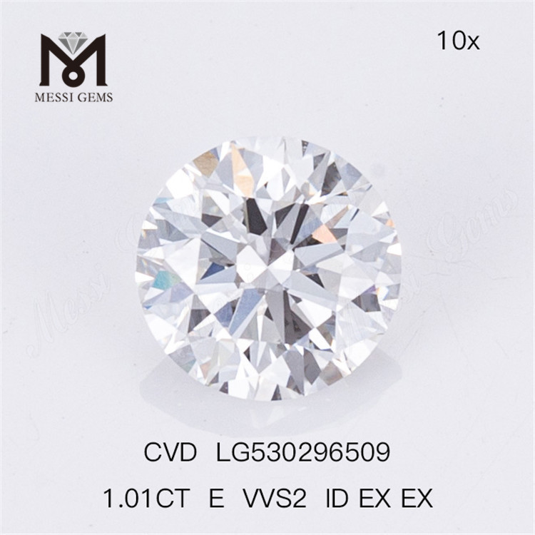 1.01ct E VVS2 Loose Lab Diamond VS RD Cheap Man Made Diamond CVD