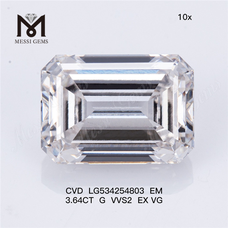 3.64CT G VVS2 EX VG EM best online lab diamonds CVD LG534254803