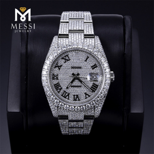 men's automatic mechanical moissanite watch fashion business