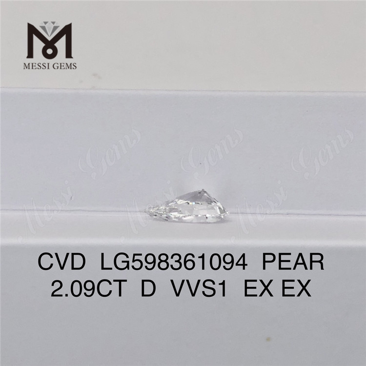 2.09CT D VVS1 EX EX PS CVD Loose Diamond LG598361094 