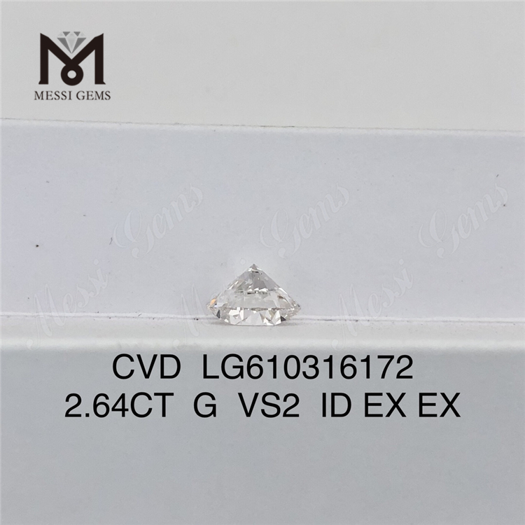 2.64CT best priced lab diamonds G VS2 CVD Affordable Luxury with IGI LG610316172丨Messigems
