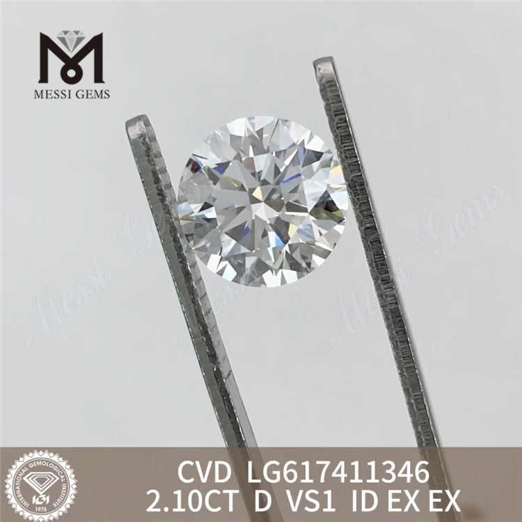 2.10CT D VS1 ID EX EX CVD Fabricated Diamonds Wholesale Price LG617411346