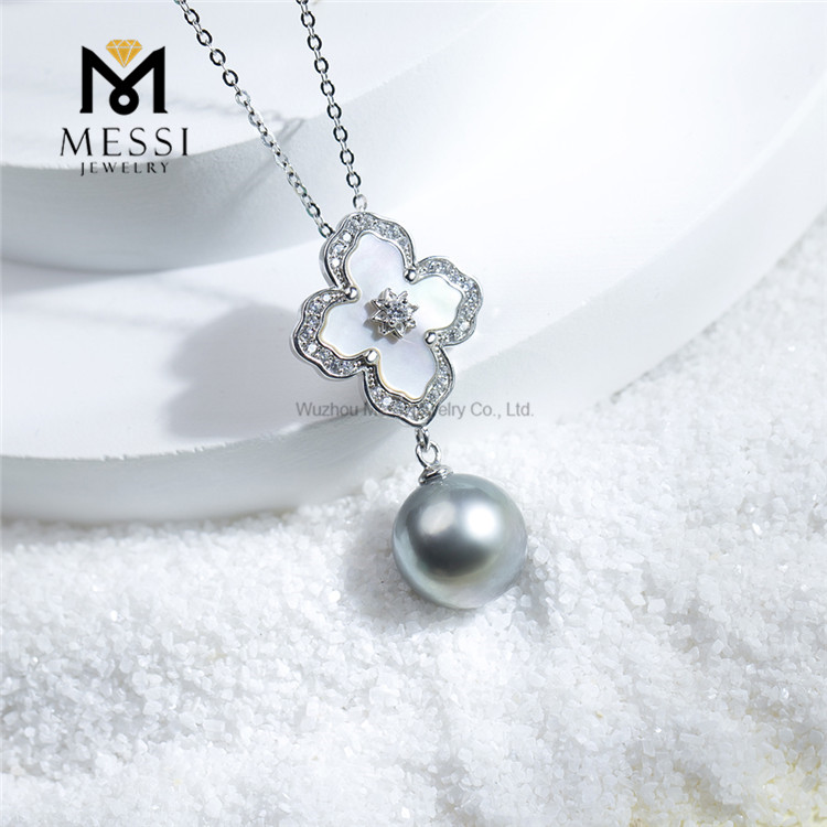11-12mm S925 Seawater Tahitian pearl necklace