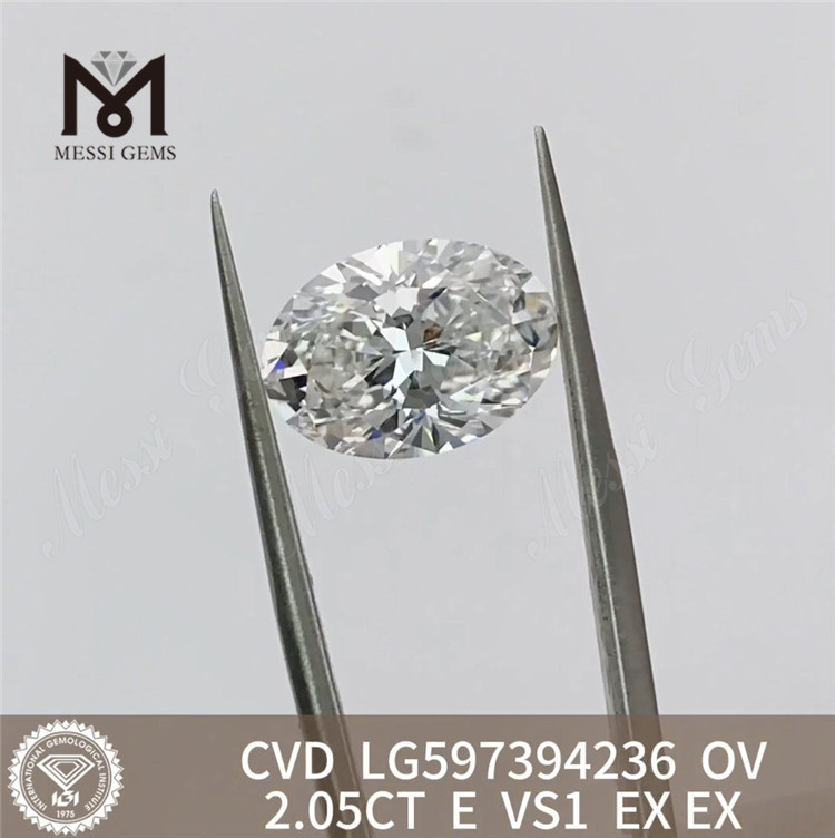 2.05CT E VS1 LG597394236 High Quality OV cvd diamond at Affordable Prices