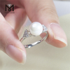 8-8.5mm akoya Beautiful Pearl Silver Rings for Sale