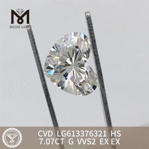 7ct HS best quality lab diamonds CVD LG613376321丨Messigems