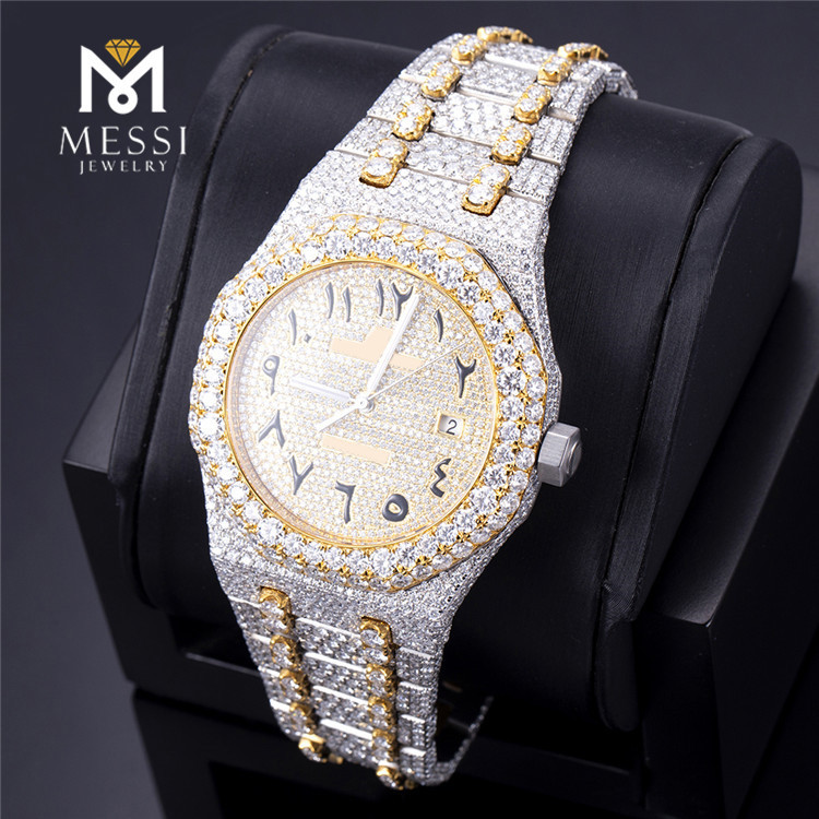 mens moissanite watches for sale