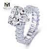 14k 18k gold jewelry 2 carat Heart Diamond Ring for bridal 