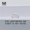 5.52CT G VS1 VG CVD Emerald laboratory grown diamonds LG577397540 丨Messigems CVD