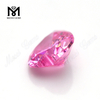 Loose factory machine cut heart shape pink cubic zirconia CZ stone 