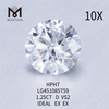 HPHT lab diamonds 1.25ct D VS2 RD BRILLIANT