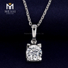 fashion white gold wedding necklace custom