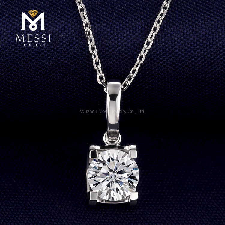 fashion white gold wedding necklace custom