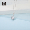 Messi Gems classic design pendant 925 silver necklace for woman