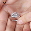 3carat 14k/18k wedding rings moissanite gold ring for women
