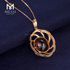 18k rose gold For Woman Fashion Men Gift 13.49ct Pendant garnet pendant