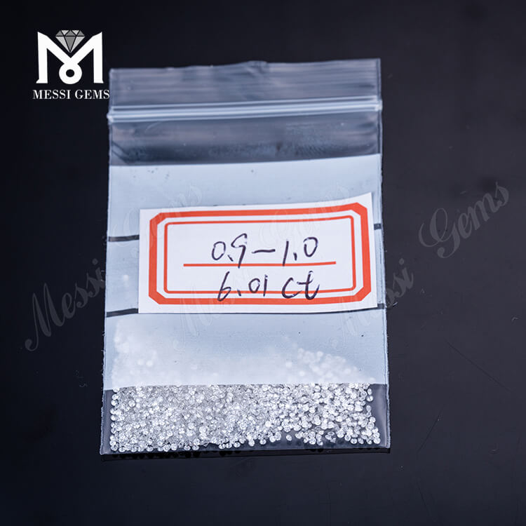 0.7mm -1.0mm G Color VS - SI Synthetic White Diamond Price Per Carat CVD HPHT Lab Grown Melee Diamond