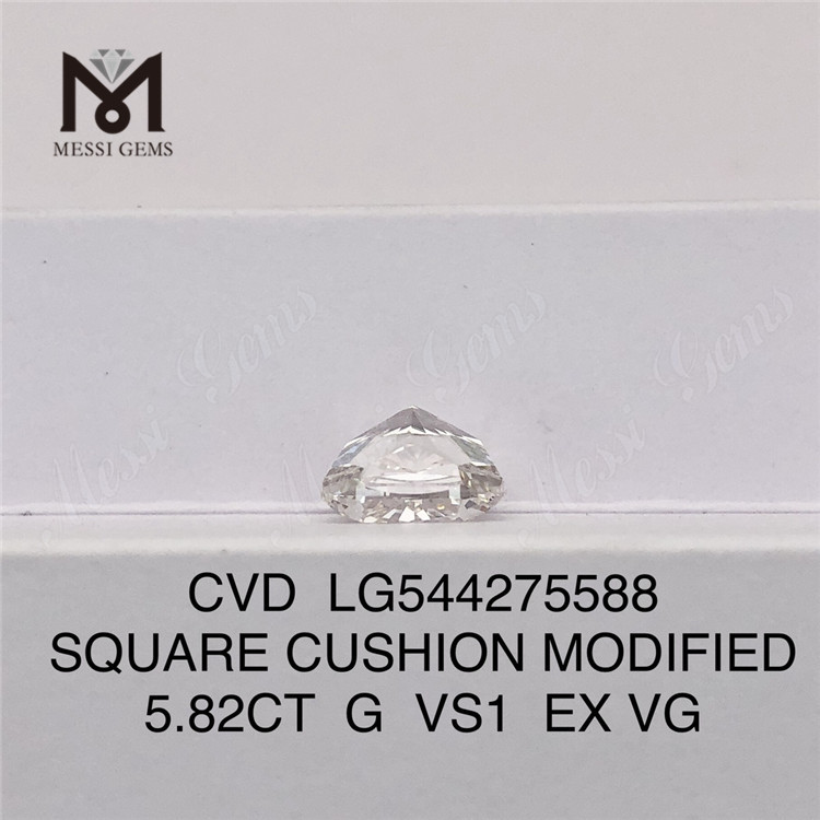 5.82CT G VS1 white loose lab diamond cvd loose cvd lab created diamonds for sale