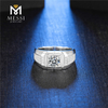 New Design Wholesale Price Sterling Silver 925 Jewellery Moissanite Man Rings for Wedding