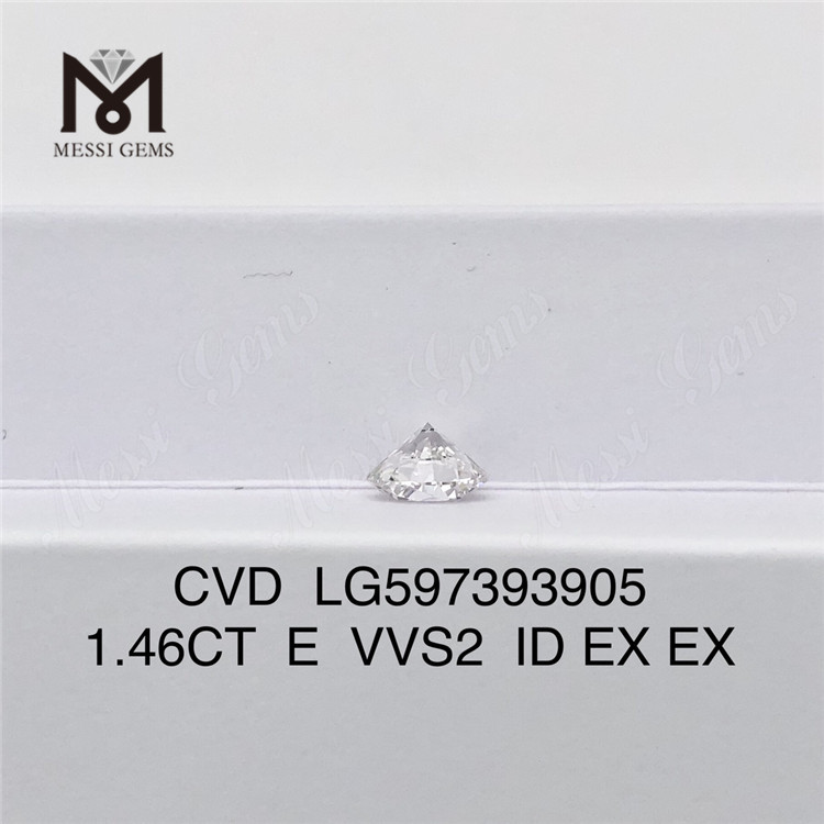 1.46CT E VVS2 ID EX EX lab grown cvd diamond for Stunning Designs LG597393905 