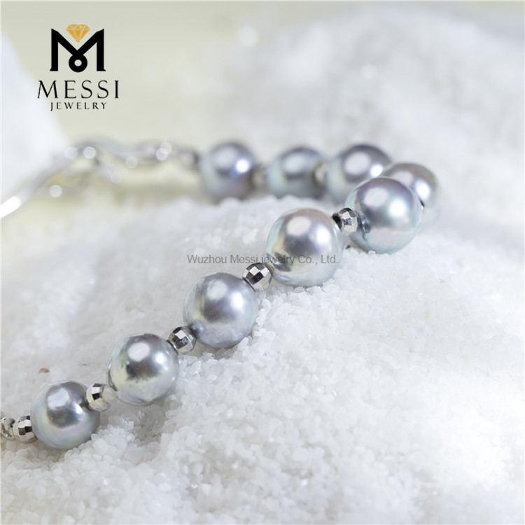 7-8mm S925 Akoya pearl bracelets Sophistication