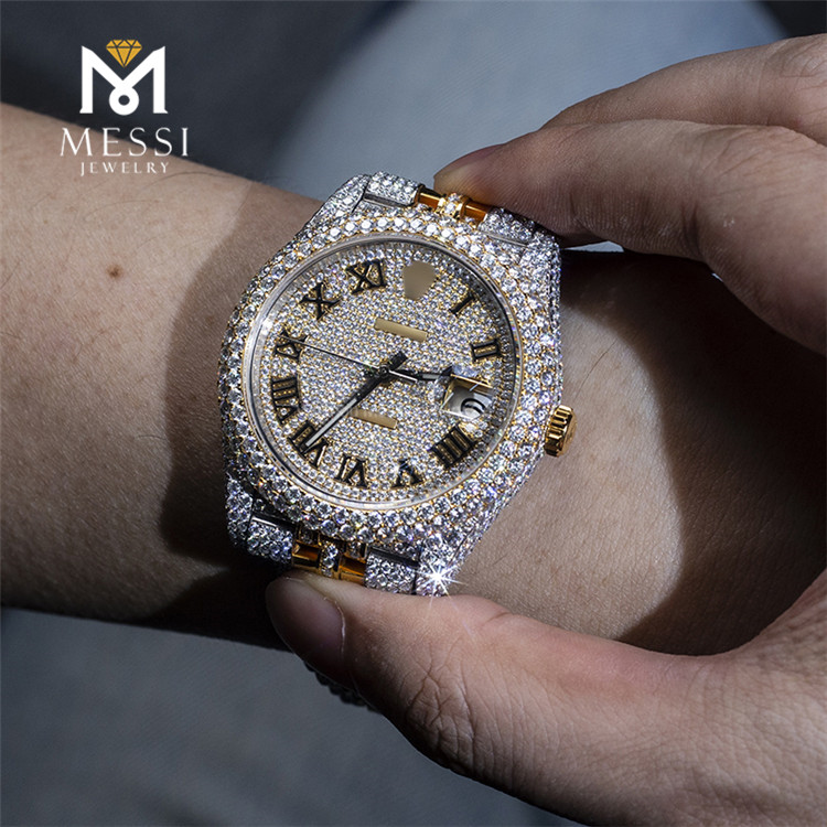 vvs moissanite diamond watch