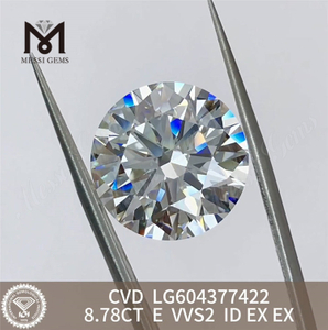 8.78CT E VVS2 ID vvs cvd diamond for Designers LG604377422丨Messigems