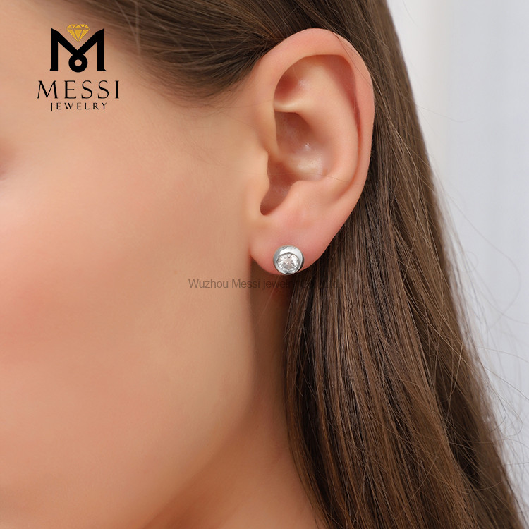 2 ct Fashion customized 18k gold diamond earrings