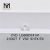 2.53CT F VS2 EX Cvd Lab Grown Diamond Ethical Durable And Brilliant As Mined Diamonds丨Messigems LG608374141