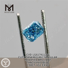 1.88CT VS1 EX VG CVD RECTANGULAR FANCY VIVID BLUE factory diamonds LG617411386丨Messigems