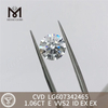 1.06CT CVD E VVS2 price of 1 carat lab grown diamond for B2B丨Messigems LG607342465 
