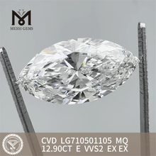 12.90CT MQ E grown diamond VVS2 EX EX CVD LG710501105 