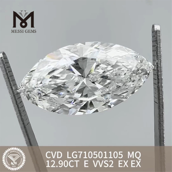 12.90CT MQ E dyrket diamant VVS2 EX EX CVD LG710501105 