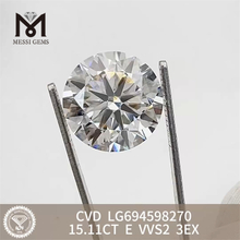 15.11CT E VVS2 3EX CVD loose lab diamond LG694598270