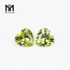 Loose Gemstone Heart cut 5X5mm Color play or fire peridot cubic zirconia 