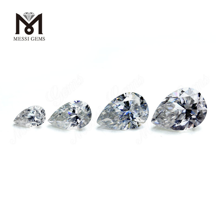 PS Cut 10*12mm white colour factory price Synthetic Moissanite