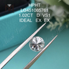 HPHT lab grown diamond 1.02ct D VS1 RD IDEAL Cut Grade