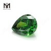 4*6 green pear shape loose gems artificial cubic zirconia 