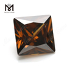 Factory price synthetic cubic zirconia gemstone square cut 10x10mm offee cz 
