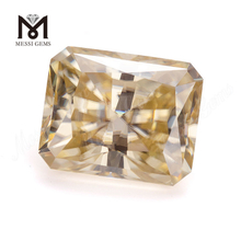 Loose Stones Factories Yellow Emerald Cut 11*9mm Synthetic Moissanite