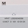 0.54ct VS1 ID EX EX Loose HPHT Diamond Lab Diamonds Factory Stock