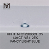 NF212200003 OV 1.01CT VS1 2EX FANCY LIGHT BLUE HPHT Lab Diamond