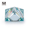 Wholesale Price Loose Moisonite Princess Cut 1 Carat Blue Moissanite Diamond