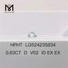 0.63CT D VS2 ID EX EX Lab Diamonds HPHT lab diamond 