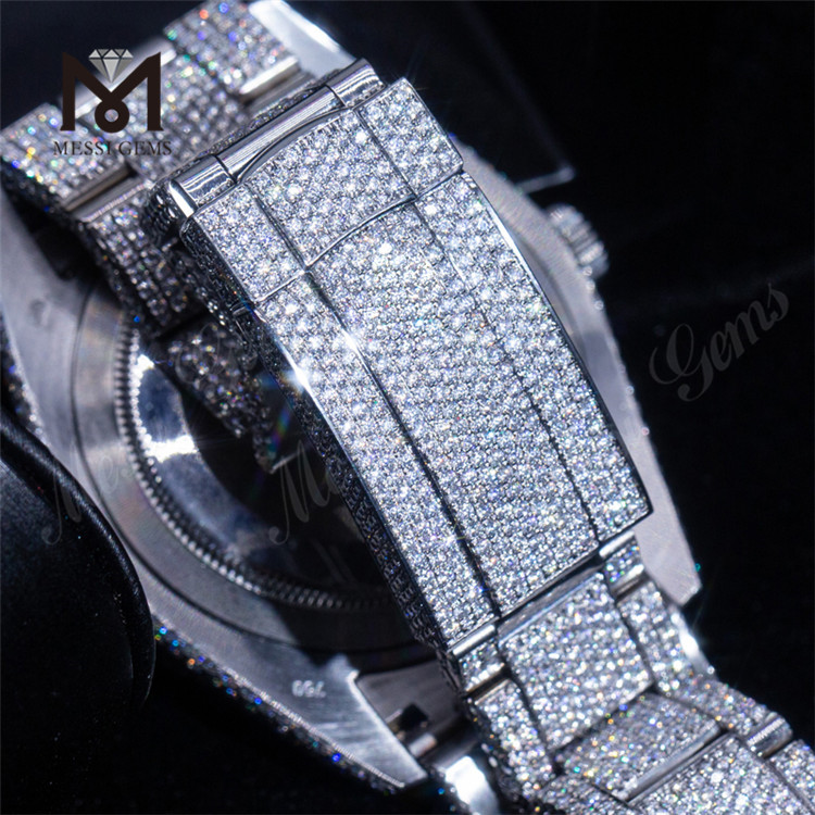 Customized Watch Custom Design Luxury Men Watch DEF Vvs Moissanite Watch