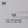 1.04ct G best sell loose cvd lab diamond vs 3EX round lab diamond factory price