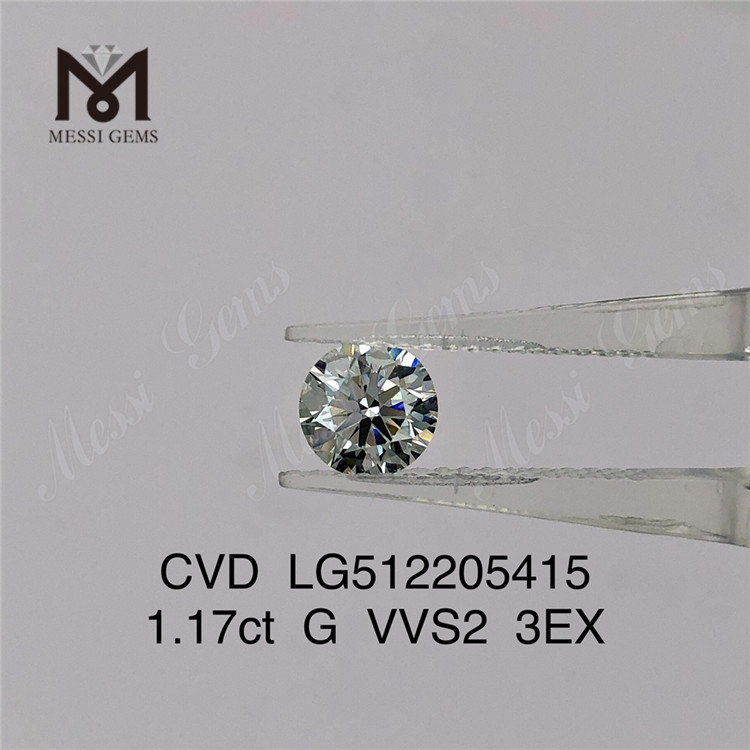 1.17CT g Rd CVD Labor Diamond 3ex VVS billiger Mann machte Diamond -Fabrikpreis