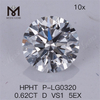 0.62CT HPHT lab diamond D VS1 5EX man made diamond