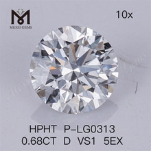 HPHT lab diamond 0.68CT D VS1 5EX Lab grown Diamonds